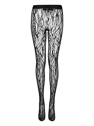 Saint Laurent Lace Footed Leggings