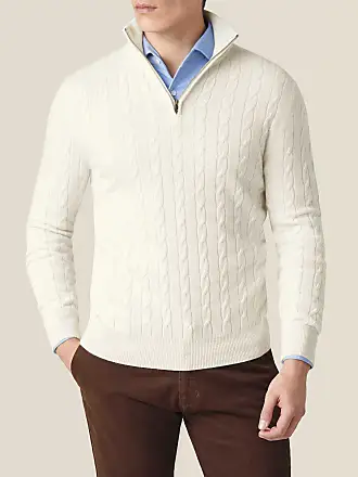 White Half-Zip Sweaters: up to −70% over 200+ products | Stylight