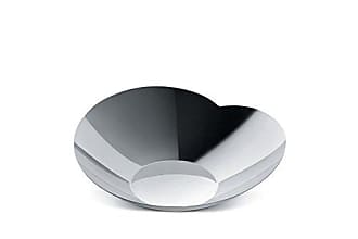 4 x 29.5 x 21.5 cm Silver Set of Two Alessi Containers in 18/10 Stainless Steel