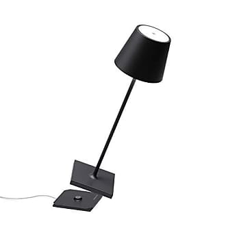 Weiß H38cm Zafferano Kit 4x tragbare Lampe Poldina Pro Exclusive dimmbare LED Touch Aiino Dual-USB-Ladegerät zum gleichzeitigen Aufladen von Lampe/Smartphone Kontakt-Ladestation