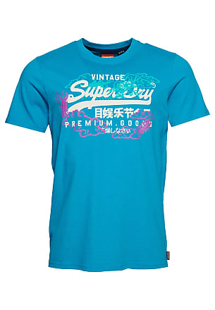 Camiseta Superdry Mazarine Blue com impressão Osaka 6