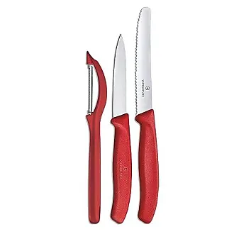 Victorinox SwissClassic 6.7131.4G 4-piece kitchen knife set, red