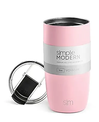  Simple Modern Stainless Steel Shaker Bottle with Ball 24oz, Metal Insulated Cup for Protein Mixes, Shakes and Pre Workout, Rally  Collection
