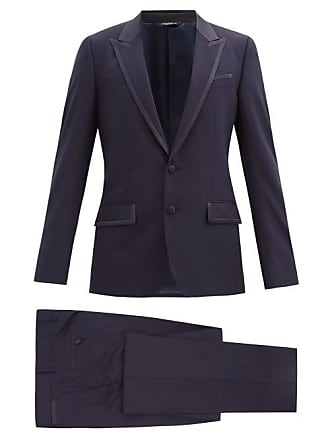 Dolce /& Gabbana Sportcoat Vintage Mens Designer Suit Blue Pinstripe Sport Coat 1990s Dolce and Gabbana Wool Silk Smoking Jacket Blazer