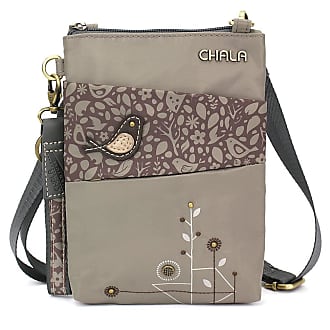 CHALA CV-RFID Cell Phone Purse Women Nylon/Faux Leather Xbody Handbag with Adjustable Strap 