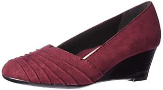 Soft Style Womens Gerdie Pump, Bordeaux Faux Suede, 8 M US