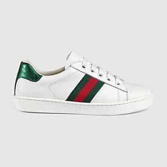 GUCCI Ace Webbing-Trimmed Monogrammed Coated-Canvas Sneakers for Men