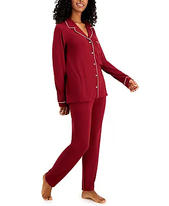 Alfani Womens Ultra-Soft Knit Jogger Pajama Pants,Multi Tropical,X-Small at   Women's Clothing store