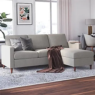 SureFit Ultimate Stretch Leather 4 Piece Sofa Slipcover - Light Pebbled Gray