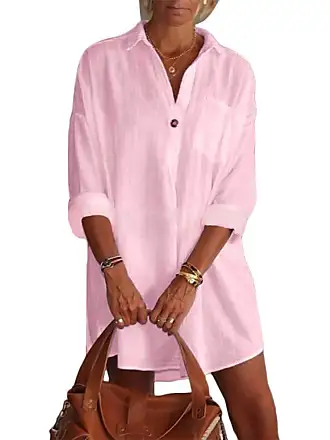 Camicette Da Donna Camicie Donne Elegante Camicia Da Ufficio Rosa