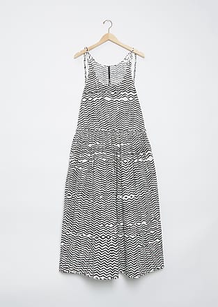 Sara Lanzi Sundress ó Black & White Zig Zag Size: M