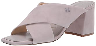 Calvin Klein Womens kcISHA Heeled Sandal, Gray031, 11