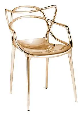 BAZIR scelta colore in velluto sedia con braccioli gambe in metallo dorato  design casa poltroncina