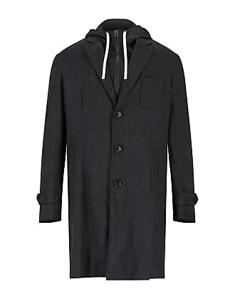 Manteau oversize en laine Laines Giorgio Armani pour homme en coloris Noir Homme Vêtements Manteaux Manteaux longs et manteaux dhiver 