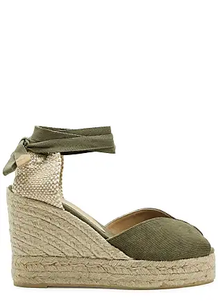 Khaki wedges cheap