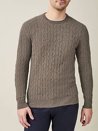 Selected Pullover Braun/Schwarz L HERREN Pullovers & Sweatshirts Stricken Rabatt 62 % 