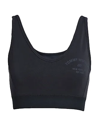 Tommy Hilfiger Soutien-gorge de sport pour femme, Gris chiné