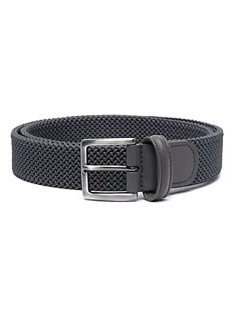 Men's Gray Leather Belts - up to −71%