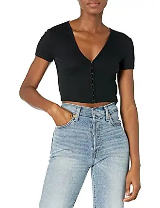 Comfy Womens Performance Strap Crop Top Black, Super Comfy!