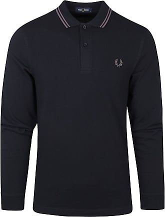 past op S ~ M Fred Perry Dames Polo shirt Kleding Dameskleding Tops & T-shirts Polos Fred Perry Casual Polo in Grijs Vintage x Fred Perry Longsleeve Polo 