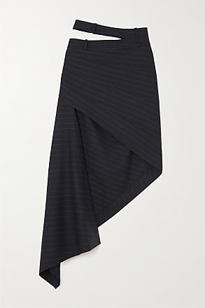 Monse Asymmetric Cargo-Wrap Mini Skirt