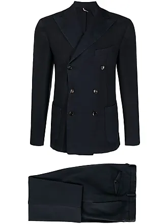 Dell#39;oglio double-breasted wool blazer - Blue