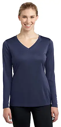 Sport-Tek Ladies Long Sleeve PosiCharge Competitor V-Neck Tee 