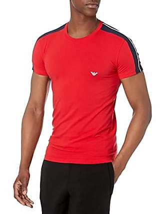 Herren Bekleidung T-Shirts Kurzarm T-Shirts Giorgio Armani Synthetik T-shirts in Rot für Herren 