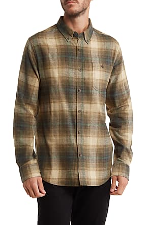 Weatherproof Vintage Flannel Button Down in Burnt Orange, Medium