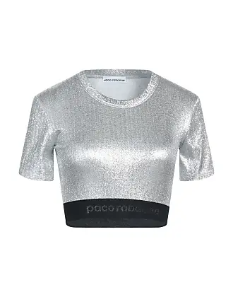 Silver Lamé bralette top, Rabanne