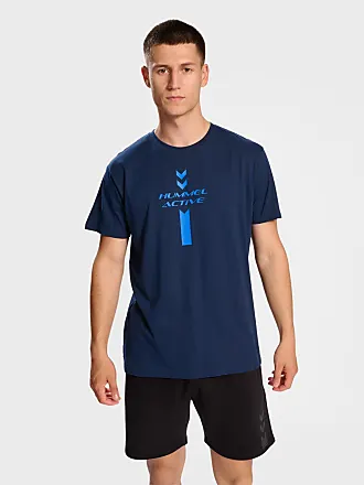 T-SHIRT DE SPORT Hmlcourt T-shirt S/s - Bleu, Tee-shirts Homme