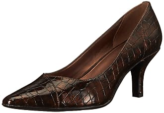 Easy Street Womens Chiffon Pump,Bronze,8.5 WW US