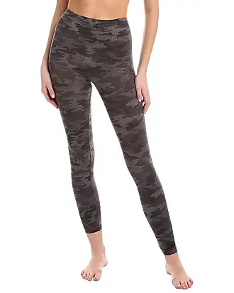 SPANX Look At Me Now Seamless Leggings Green Camo Plus Size 1X