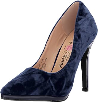 Penny Loves Kenny Womens Opus PL Pump, Navy Crushed Velvet, 7.5 Medium US