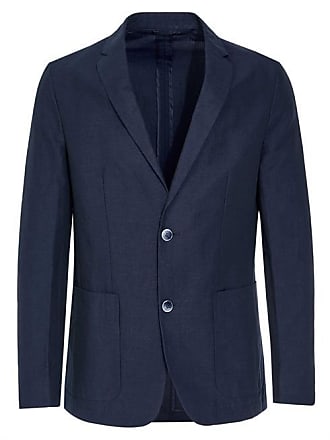 calvin klein super 120s blue suit