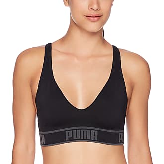 red puma sports bra