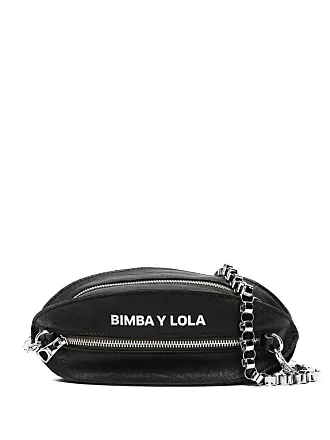 Bimba Y Lola Small Moon Shoulder Bag - Black