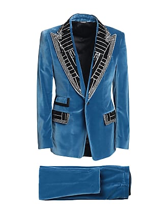 Herren Bekleidung Anzüge Zweiteilige Anzüge Dolce & Gabbana Wolle Anzug Sicilia Kaschmir und Seide in Blau für Herren 