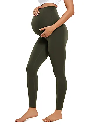  CRZ YOGA Womens Butterluxe Maternity Yoga Shorts Over The  Belly 6
