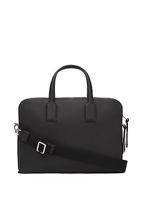 Loewe Tan Men's Goya Thin Briefcase In Calfskin