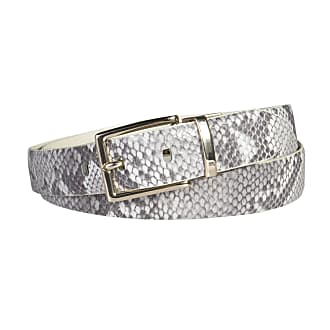 Loewe Women's Luxury a Padlock Belt in Smooth Calfskin - White - Belts