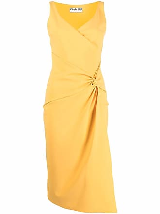 Yellow Wrap Dresses: Shop up to −60 ...