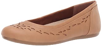 Easy Street Womens Bridget Ballet Flat, Luggage, 6 N US