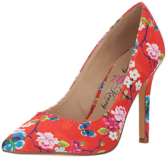 Penny Loves Kenny Womens Opus SF Pump, red Floral, 9.5 Medium US