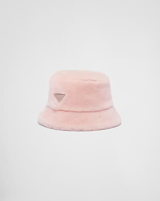 logo-embellished sequined bucket hat, Prada