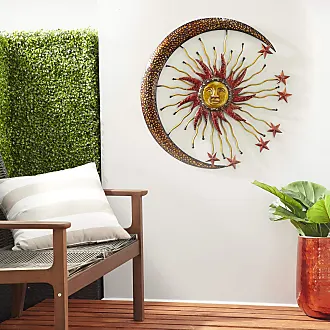 Deco 79 Metal Floral Gingko Leaf Wall Decor, 35 x 1 x 34, Copper