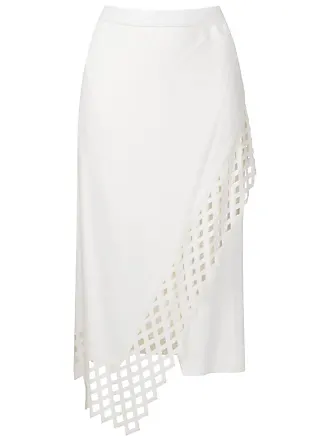 MISCI X-Tudo asymmetric skirt - White