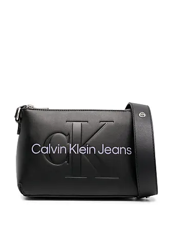 Calvin Klein Jeans logo-debossed Crossbody Bag - Red