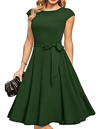 Mode & Beauty Damenbekleidung Cocktailkleid Gr Xs dunkelgrün 