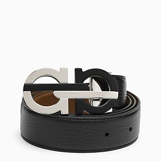 Mens Accessories Belts Ferragamo 3cm Leather Belt in Black for Men 